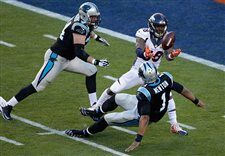 Broncos defense dominates Panthers in Super Bowl 50