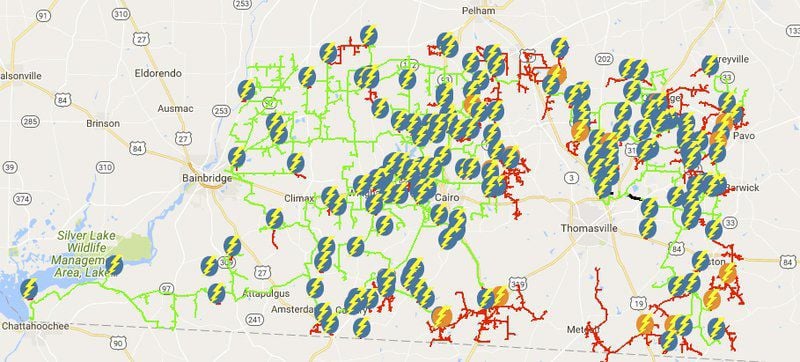 little ocmulgee emc power outage