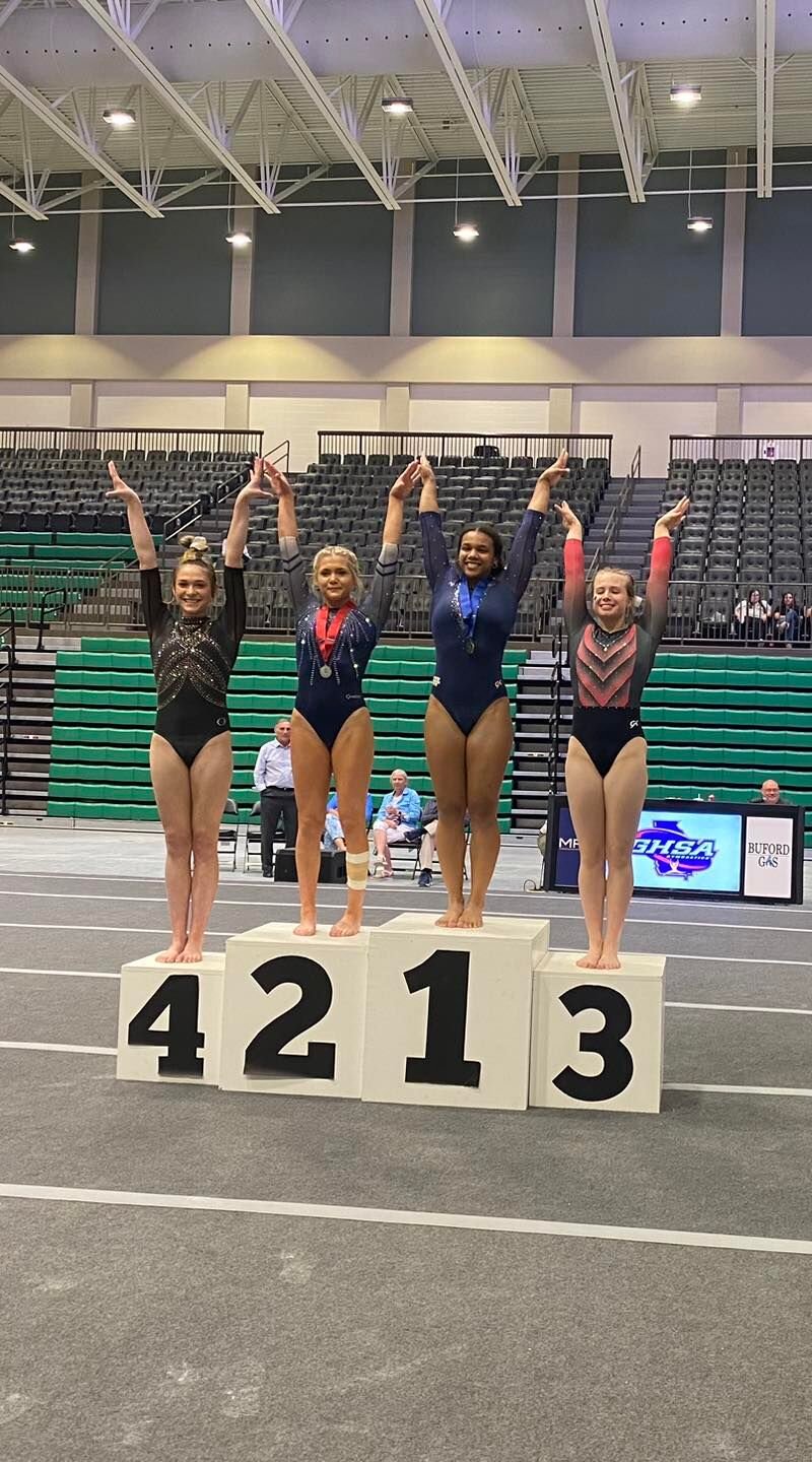 Central freshman takes second in gymnastics state championships