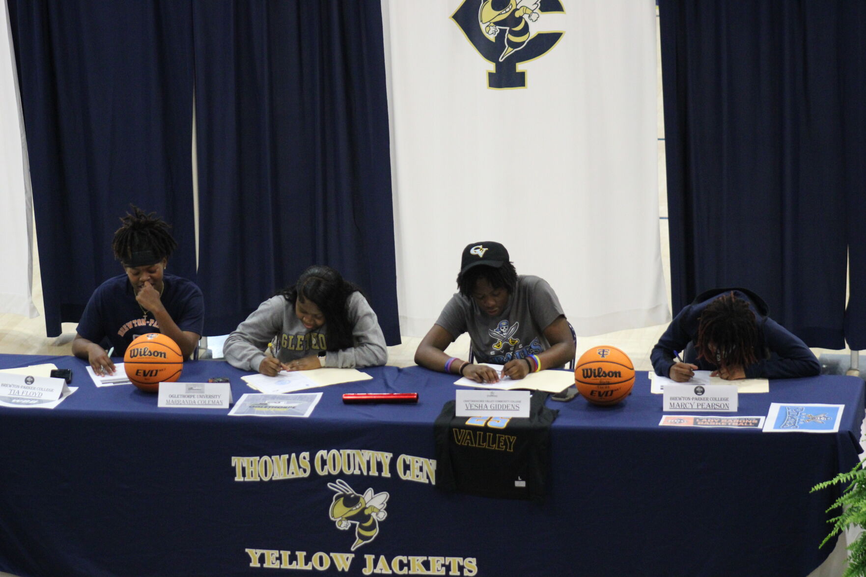 Four Central athletes sign at the collegiate level