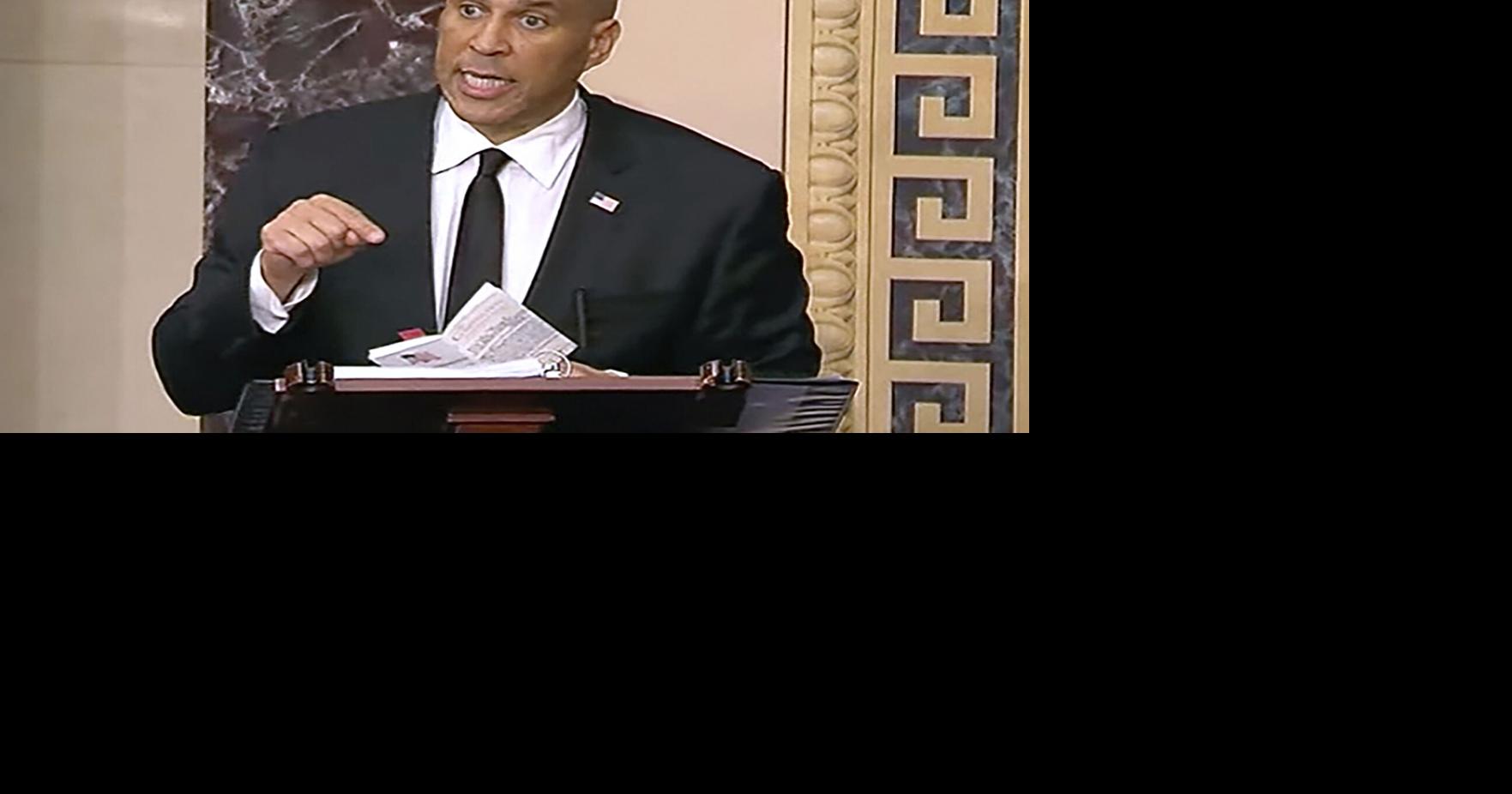Cory Booker sets a record with marathon Senate speech. Will it rally ...