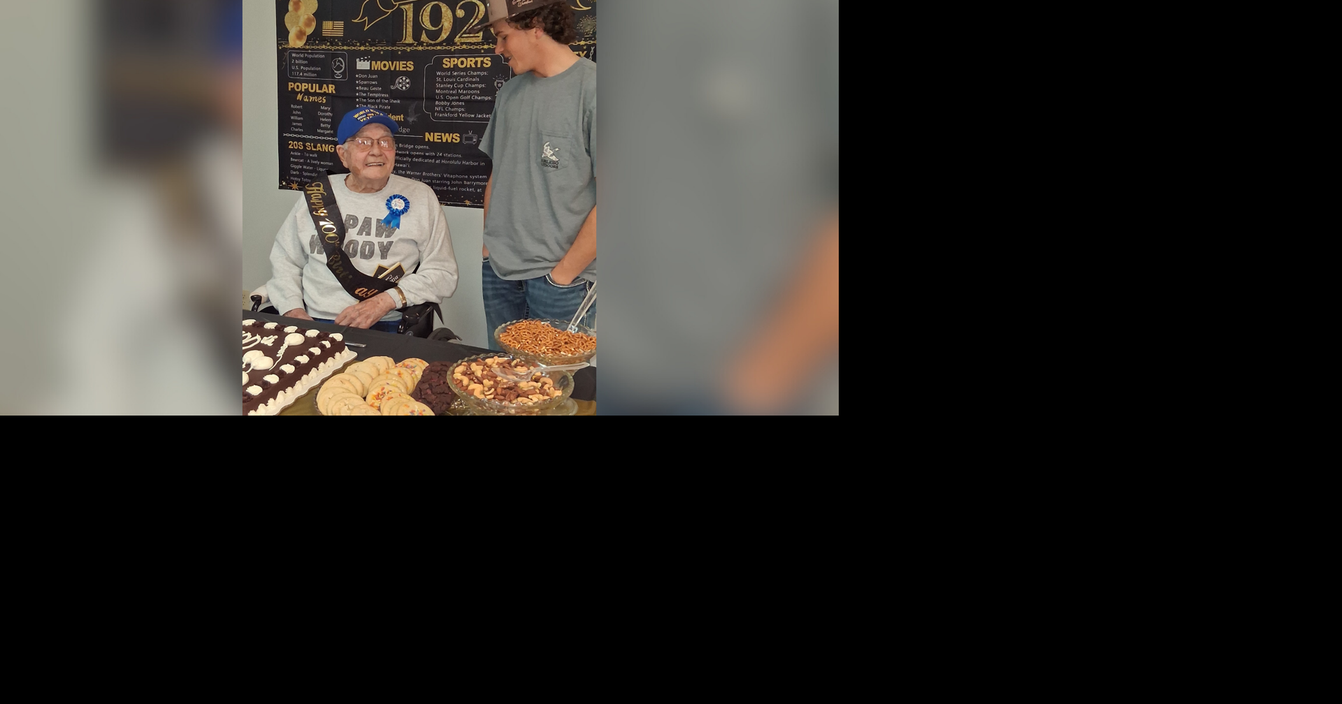 Community celebrates 100th birthday of Salem WWII veteran