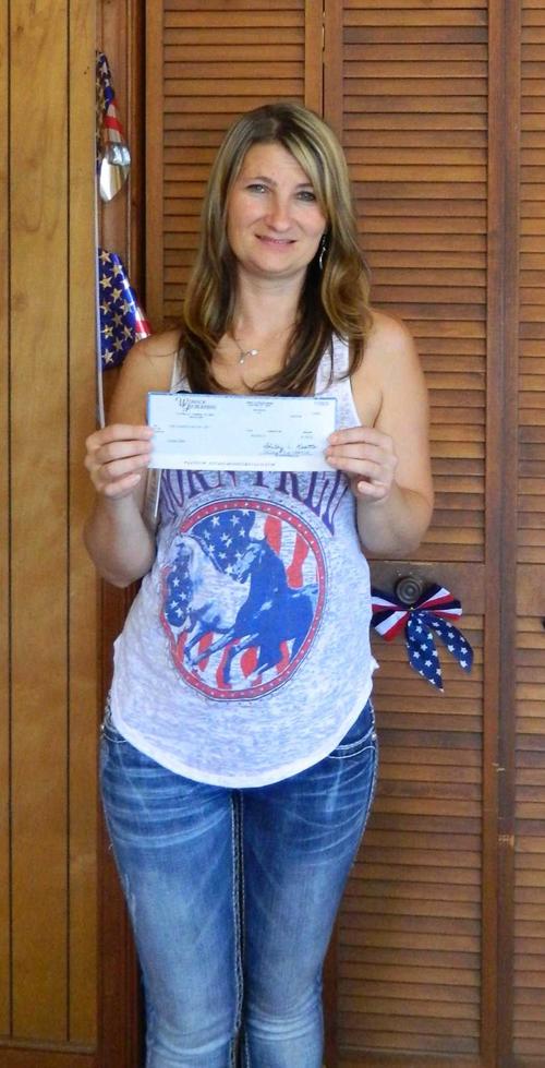 $100 awarded to Crystal Butler