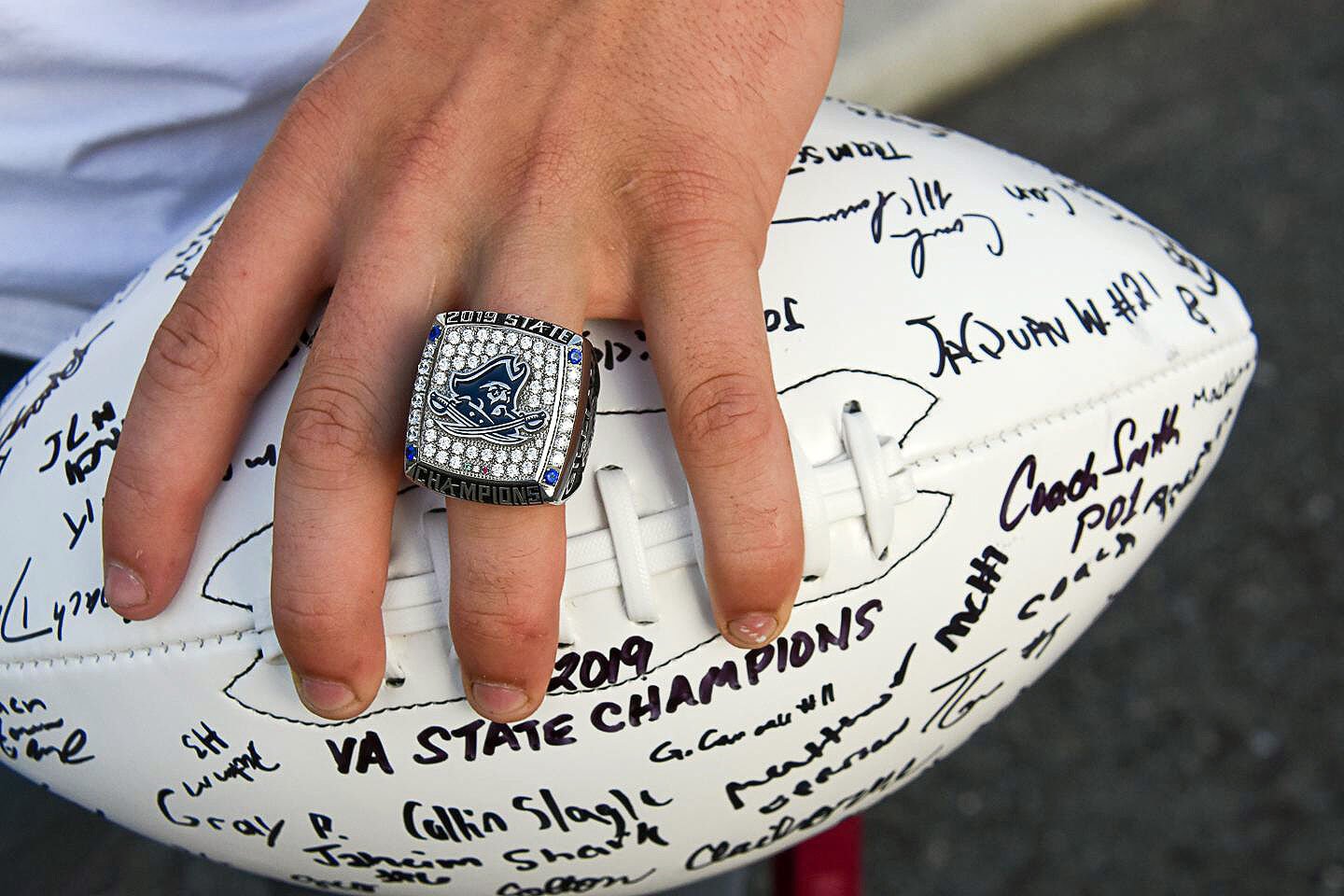 American sales football rings