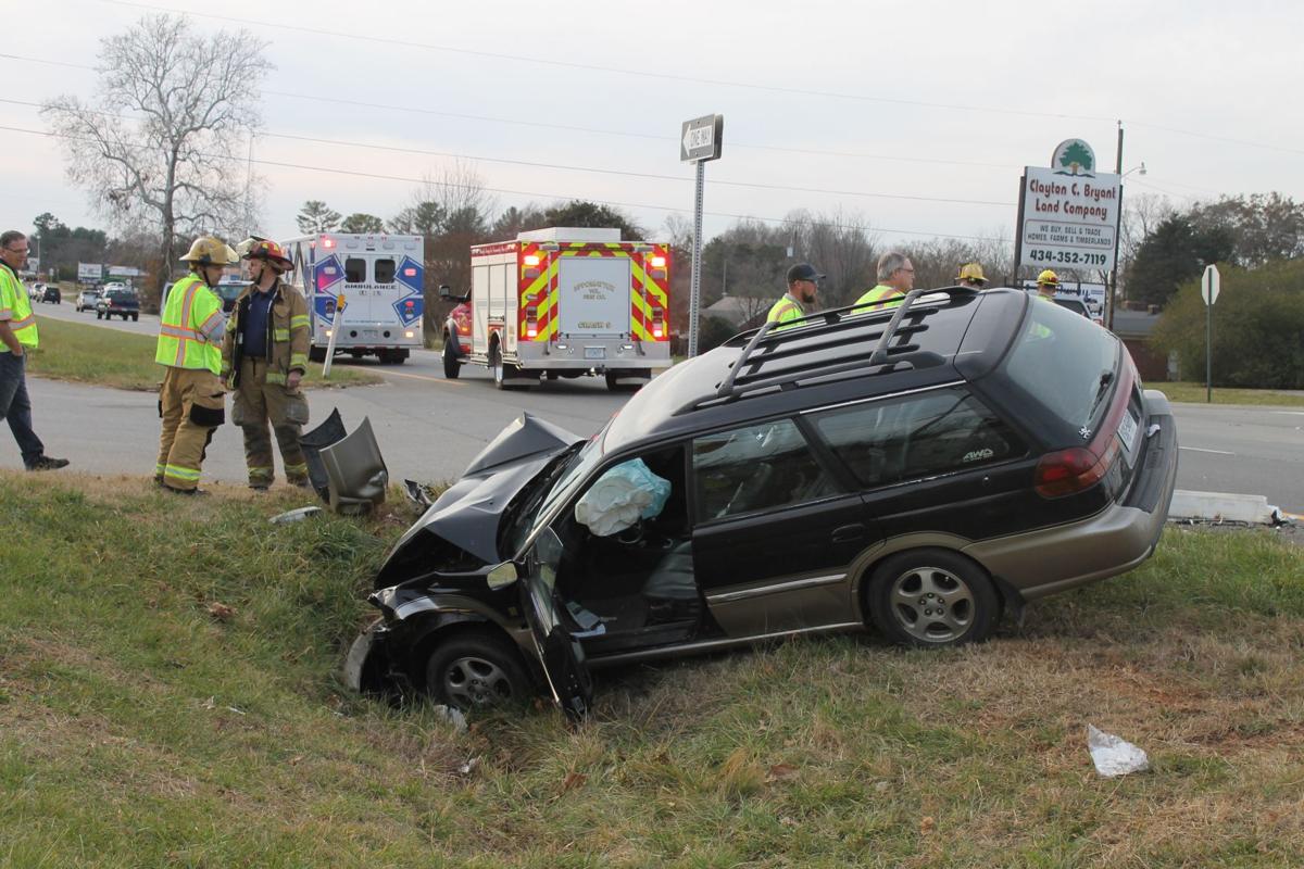 2 taken to hospital, 2 cars heavily damaged after crash on 460 in  Appomattox Co.