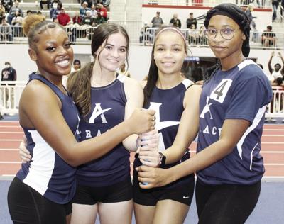 Raider track & field making its mark Girls relay wins heat at LU, Raider team wins at Heritage