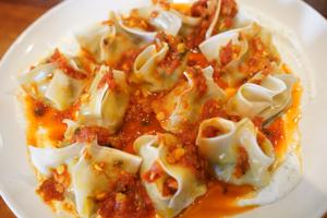 Afghan mantu are easy to make and steam in your home kitchen