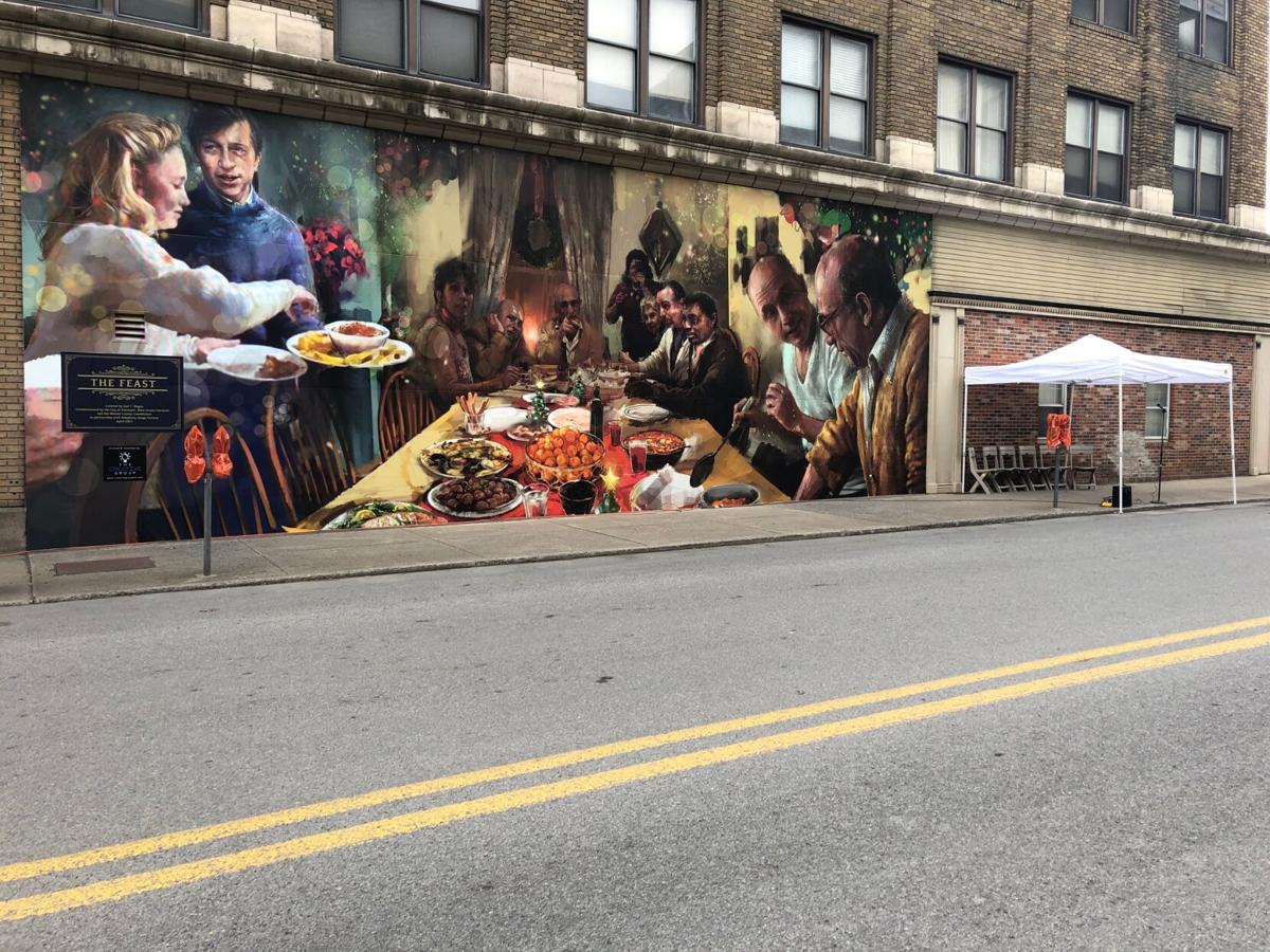Main Street Fairmont dedicates Feast of the Seven Fishes Mural Local