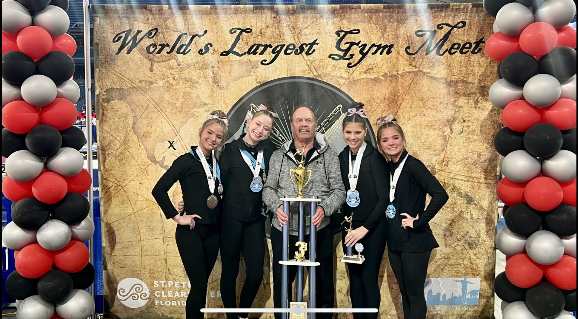 Mountain Magic Gymnastics shines at Peace & Love Meet and Gasparilla