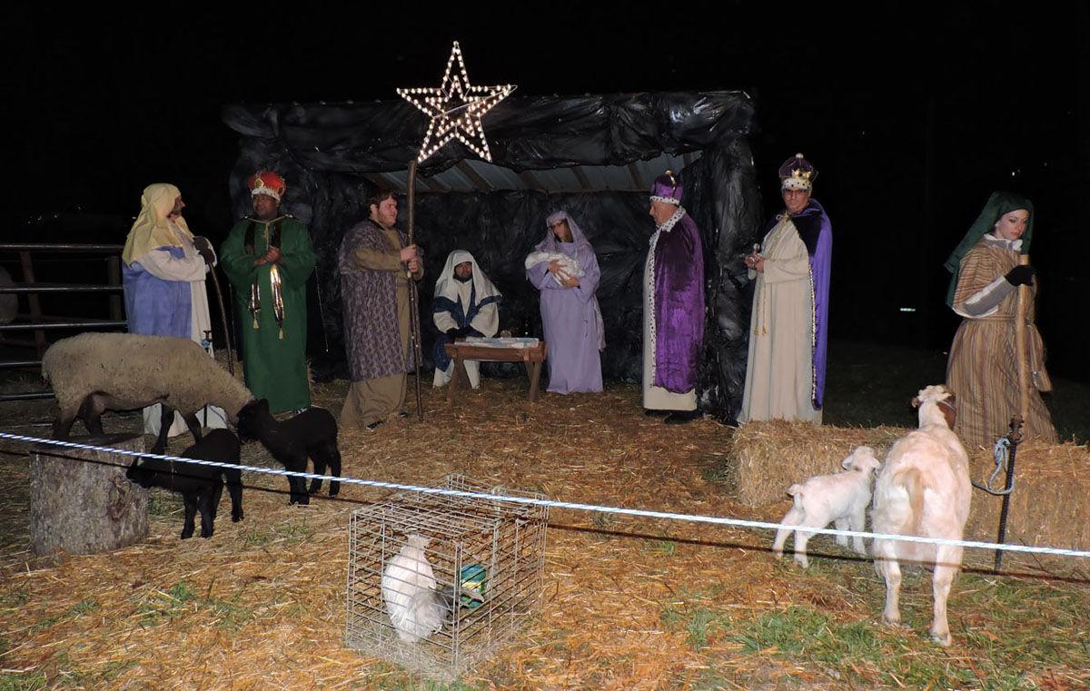 Celebrations Story of Jesus’ birth represented in living Nativity