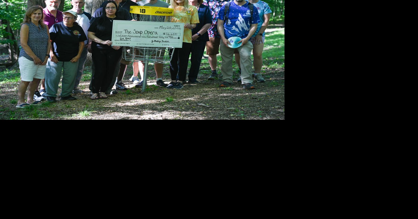 Fairmont's Soup Opera receives $16.5K from Premier Disc Golf Club