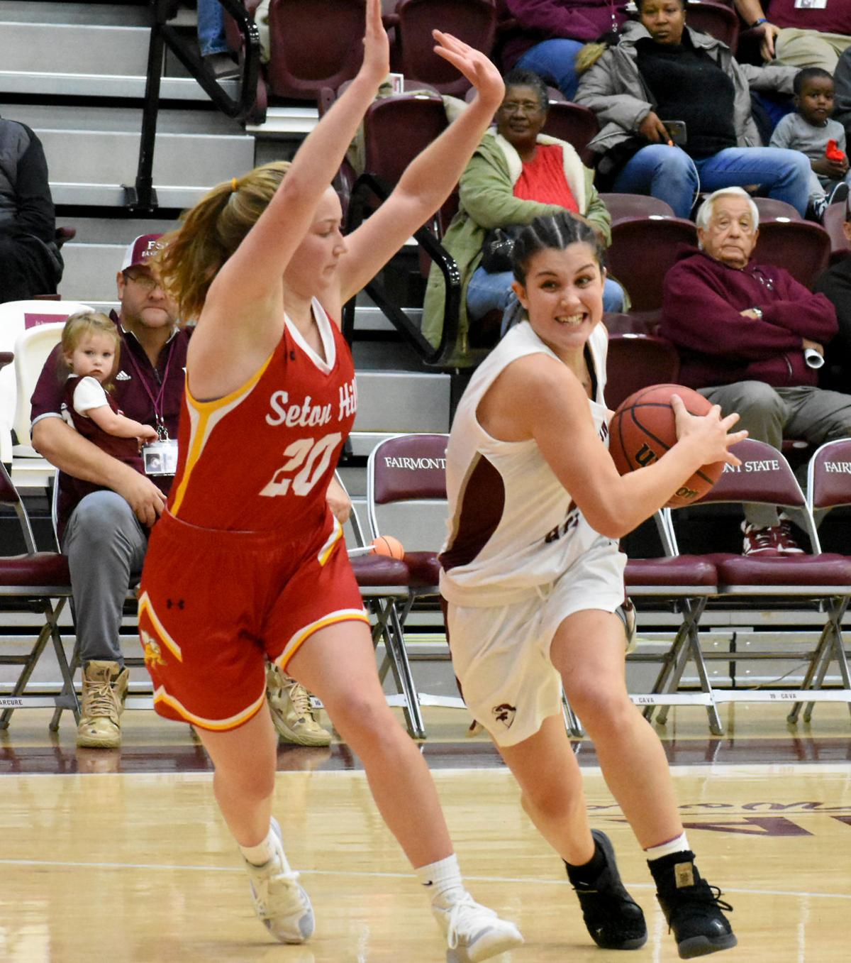 Fairmont State Women Go Down 93 73 To Seton Hill Sports