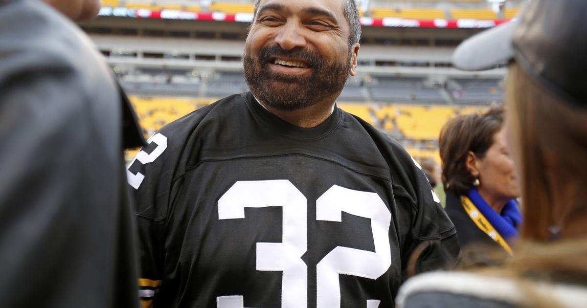 Franco Harris' retired jersey display unveiling at Acrisure