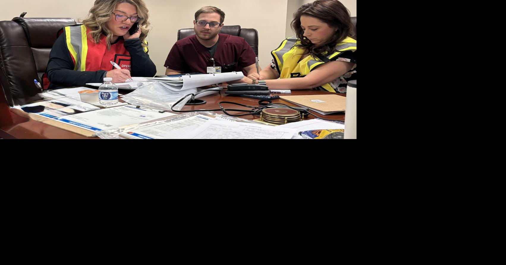 Hospital officials hold emergency preparedness drill