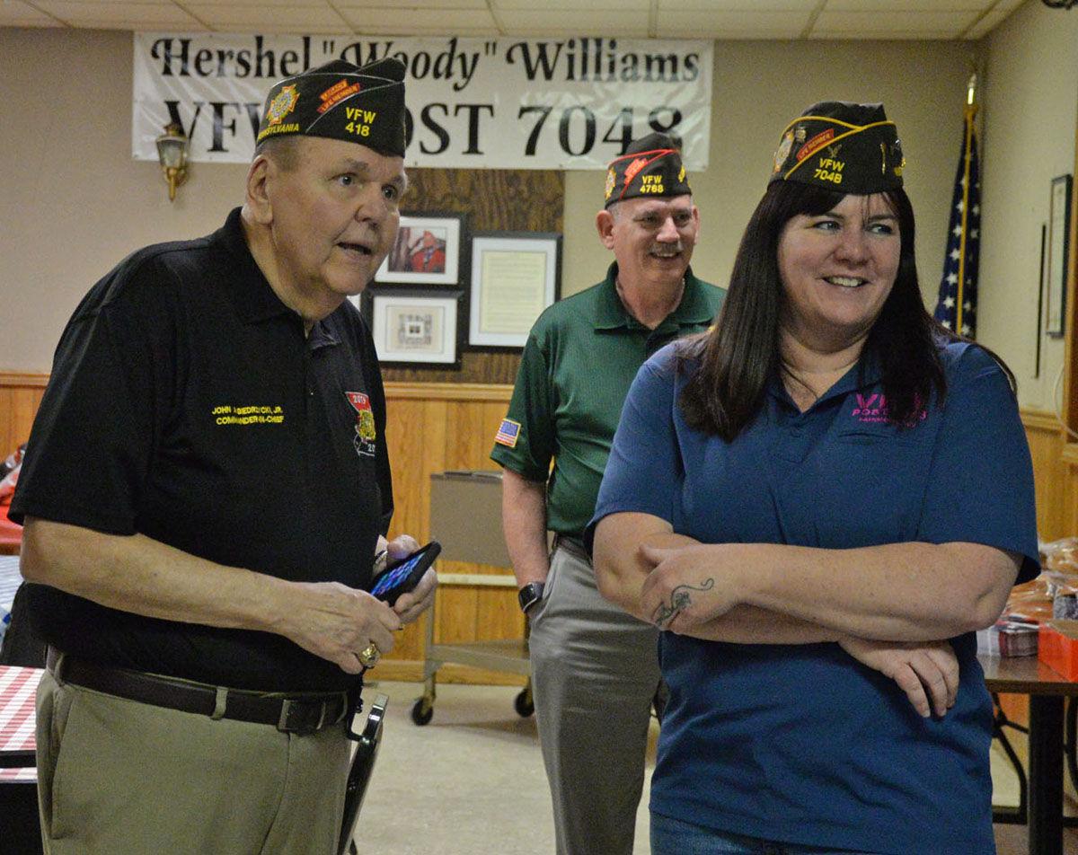 National VFW commanderinchief stops by Fairmont PHOTOS News