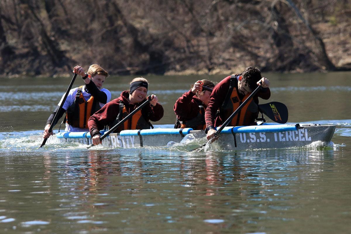concrete canoe team paddles toward victory news concrete canoe