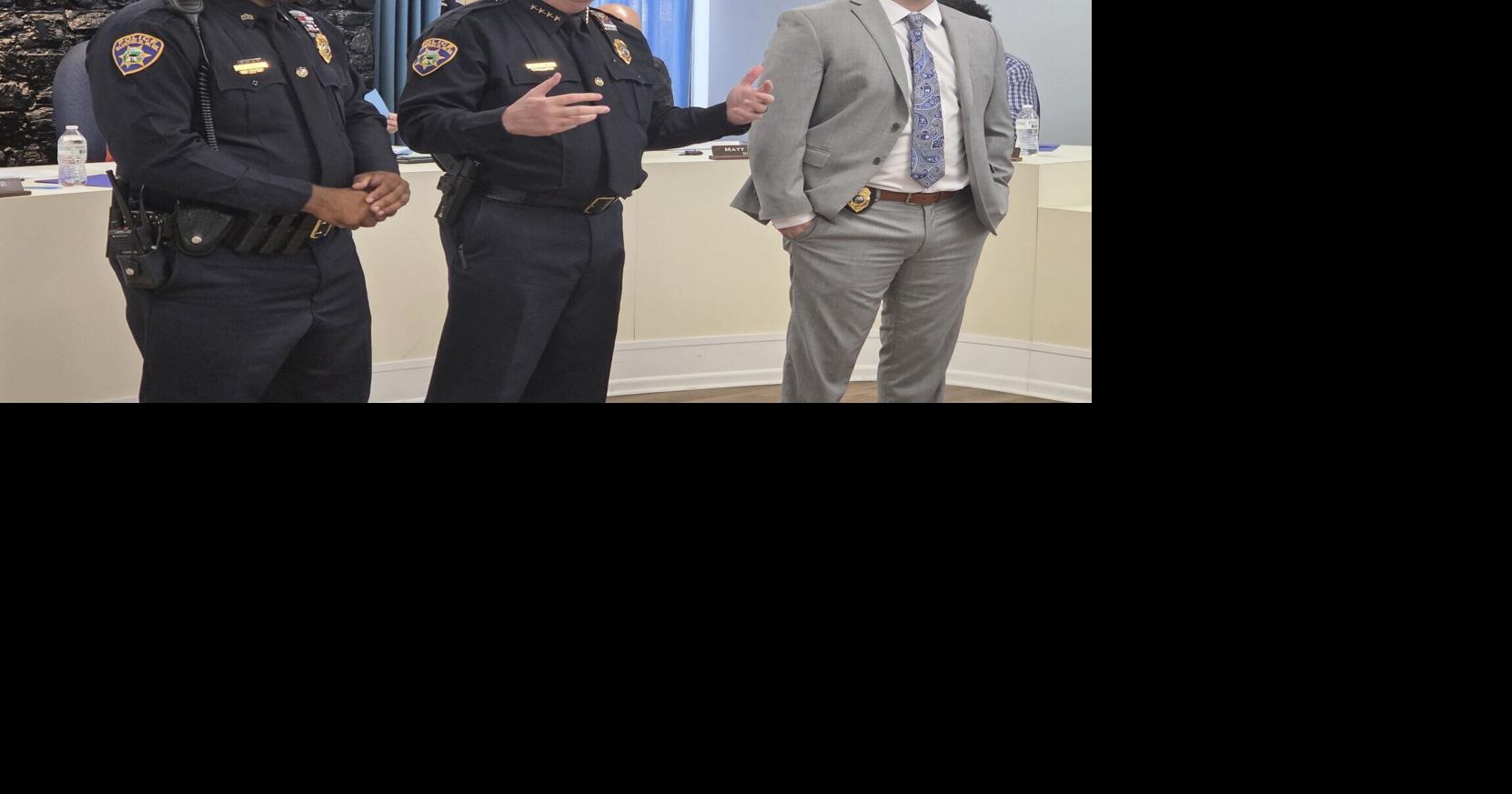 Officers promoted, sworn in and recognized for solving Bluefield homicide, New York scam