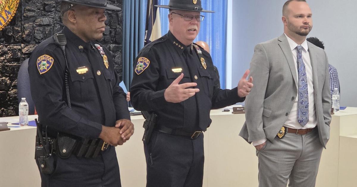 Officers promoted, sworn in and recognized for solving Bluefield homicide, New York scam