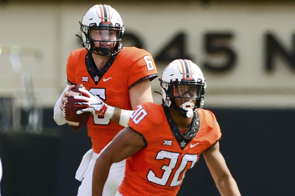 Chuba Hubbard involved in Cowboys' first Texas Bowl practice Friday