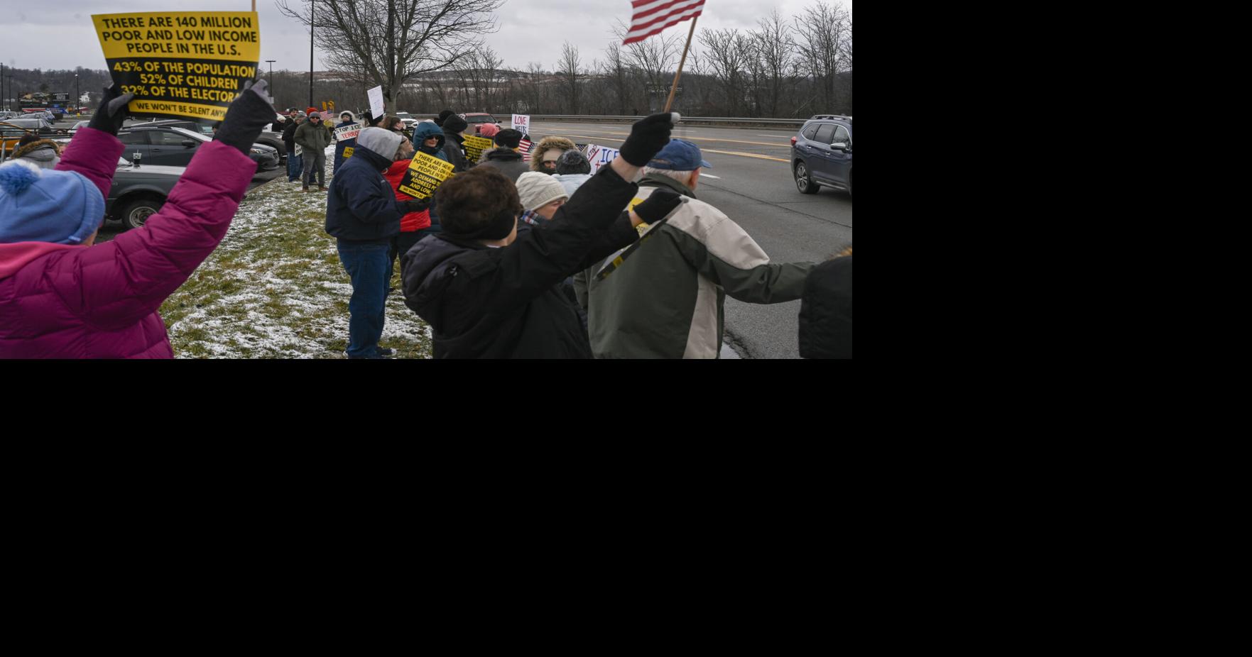 North Central West Virginia community shows up to support immigrants in ICE protest