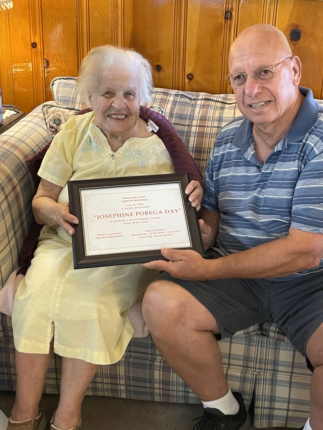 Rivesville native Josephine Pobega celebrates the century mark,