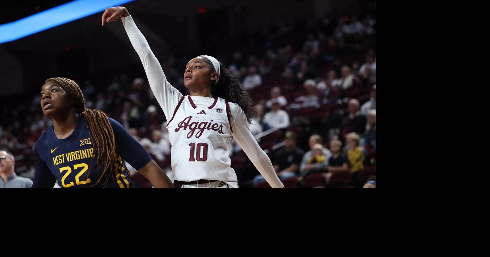 WVU women hold Texas A&M to 45 points in Sunday…