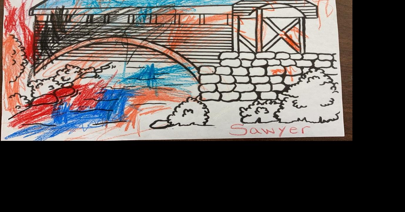 Student artists capture history of Barrackville Covered Bridge in time for festival Life