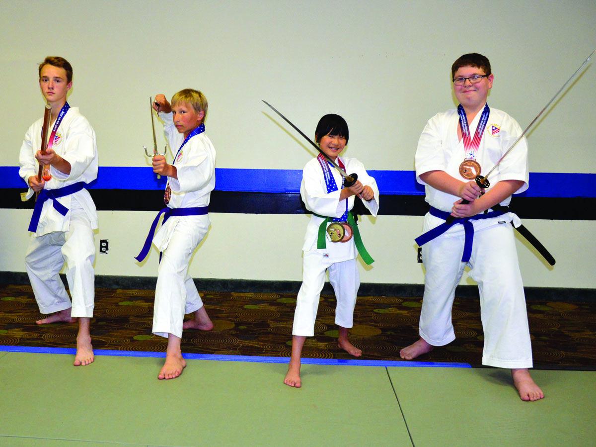 Local martial artists bring back medals from national karate