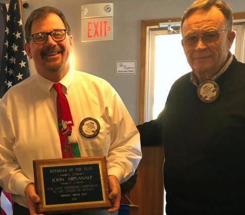 Club selects Rotarian of the Year