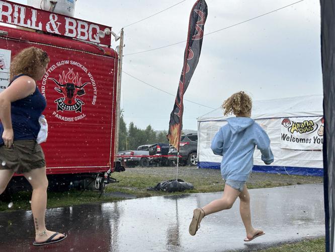 Rain washes out stick horse competition; kids enjoyed prestorm