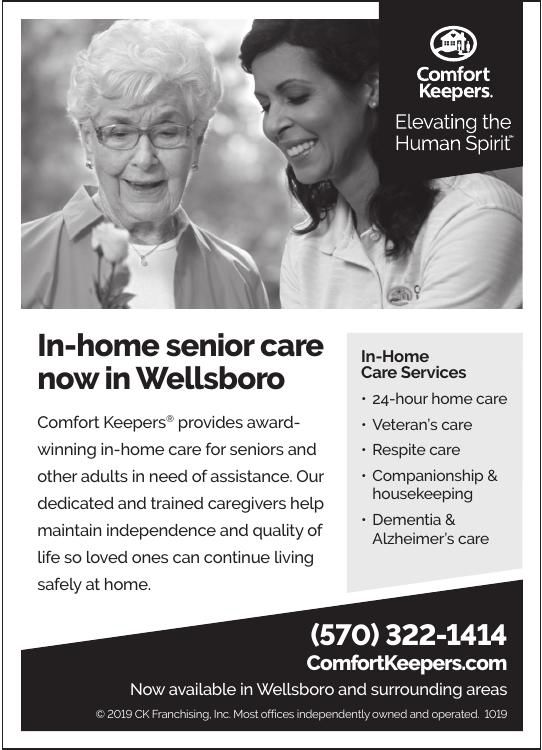 Comfort Keepers In Home 2x5 10 24 19 Pdf Wellsboro Gazette