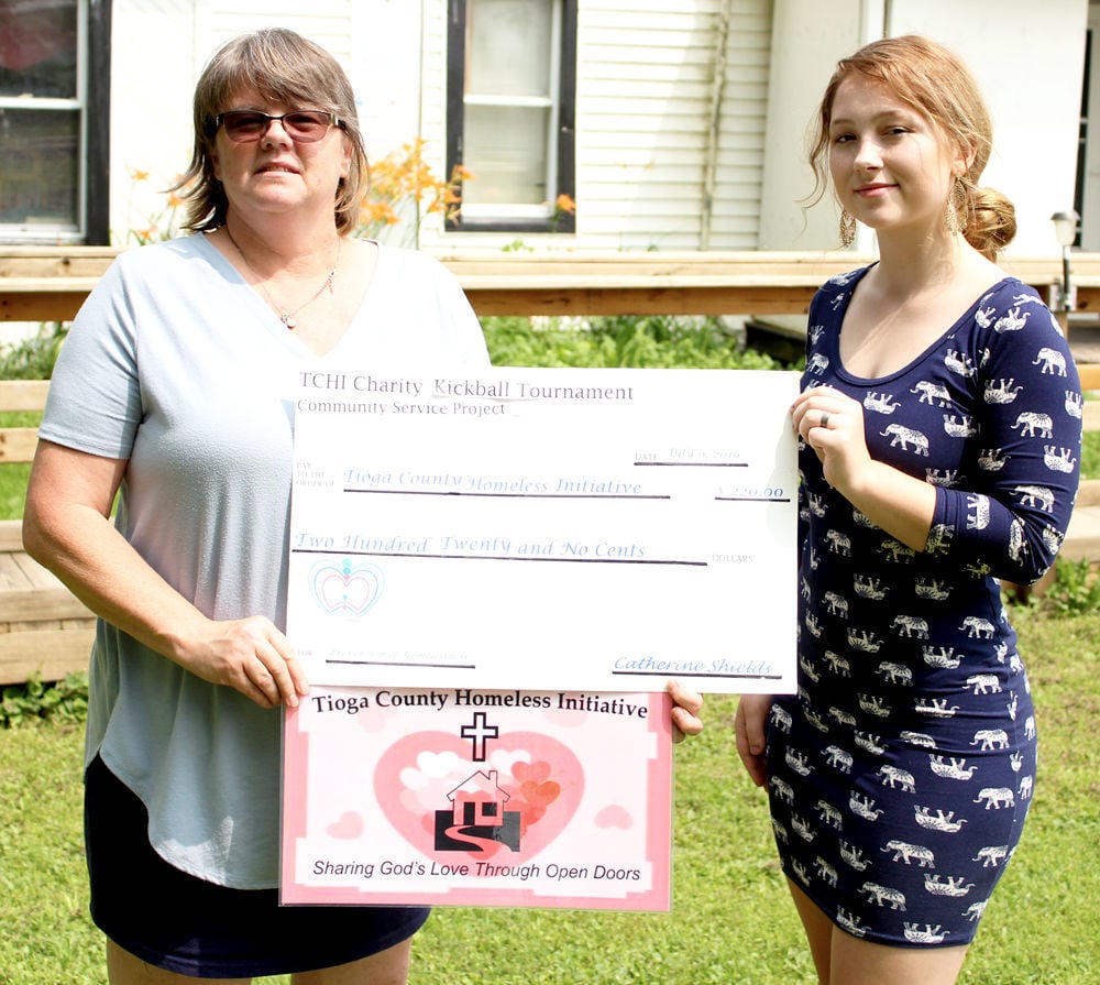 Shields raises $220 for Tioga County Homeless Initiative