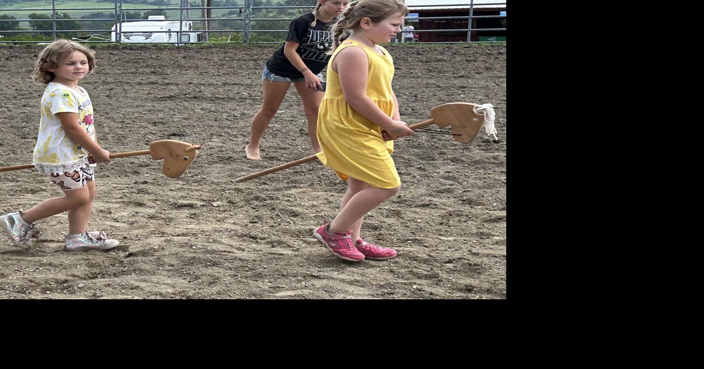 Rain washes out stick horse competition; kids enjoyed prestorm
