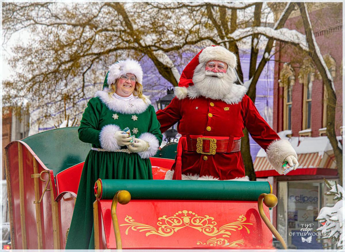 Holiday greetings from Santa, Mrs. Claus