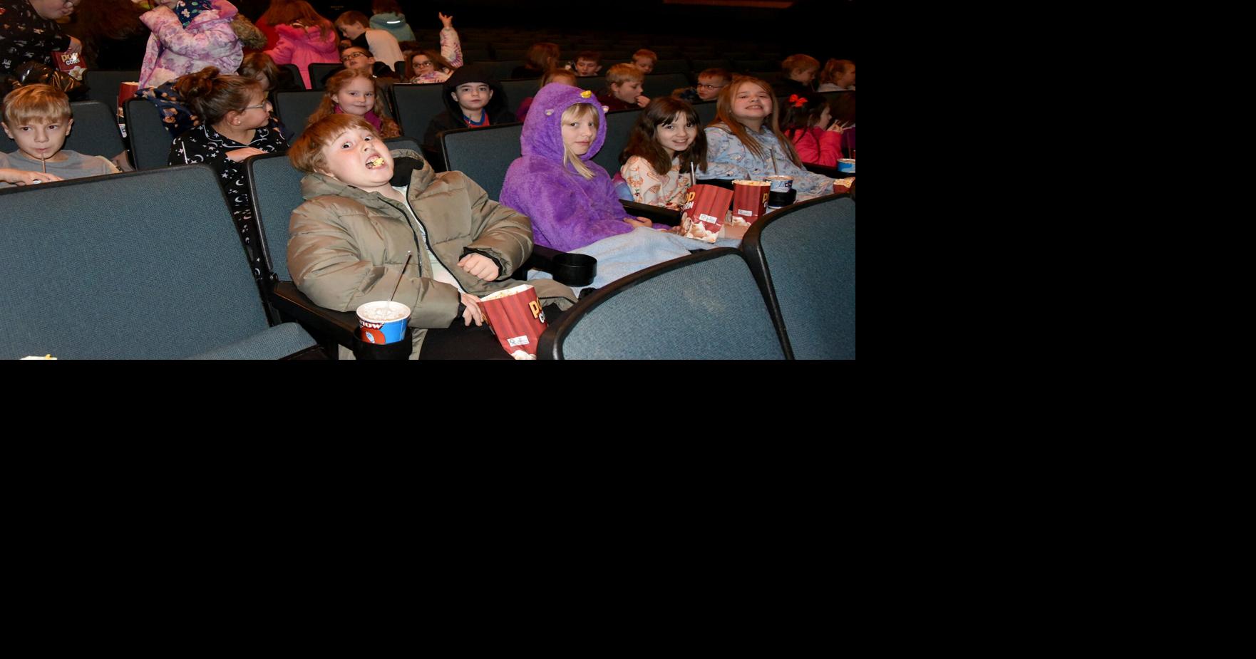 Students celebrate holidays with film snowing