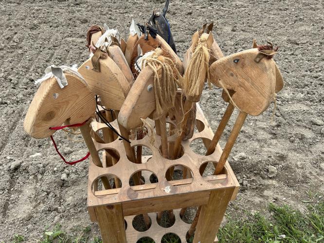 Rain washes out stick horse competition; kids enjoyed prestorm