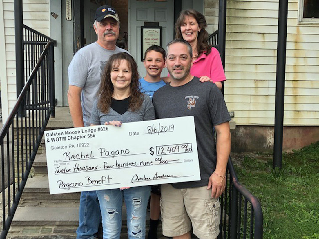 Moose benefits cancer victim