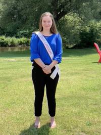 Rotary has visit from future fair queen