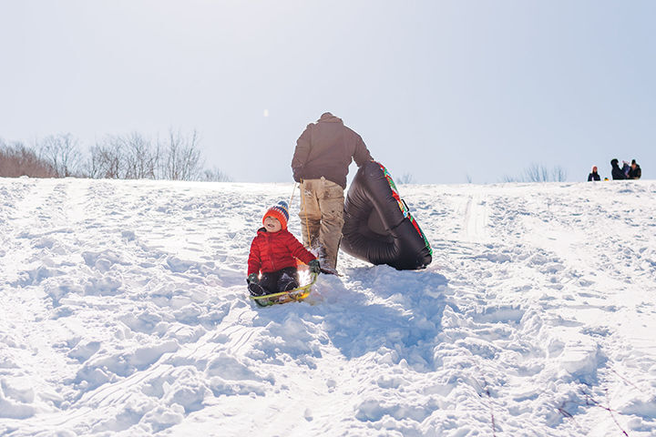 Family Sledding Day