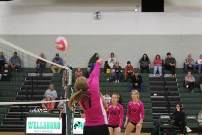 Coudy Pink Out vball 1