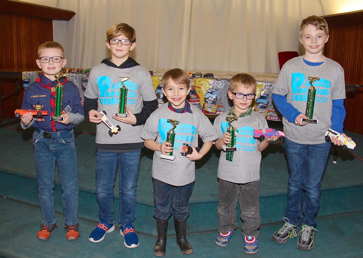 Pinewood Derby winners