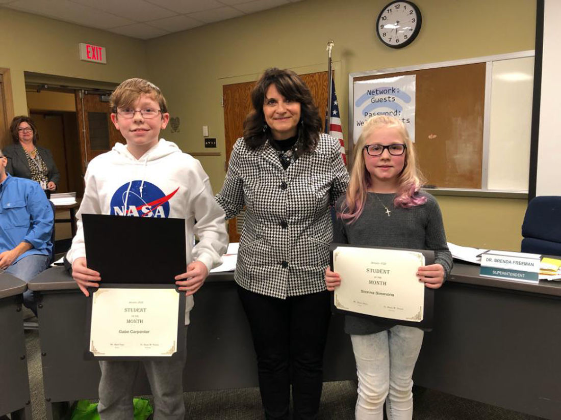 Wellsboro students of the month