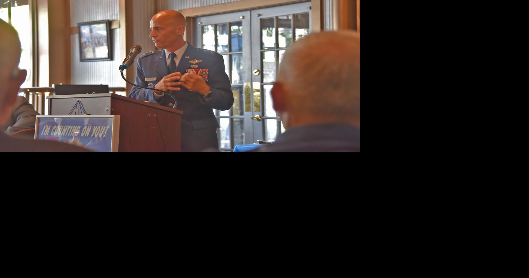 Adjutant general talks preparedness at Rotary meeting
