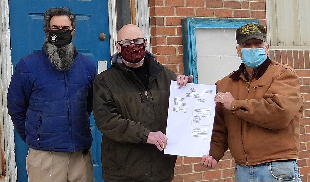 Masons transfer building deed to Galeton