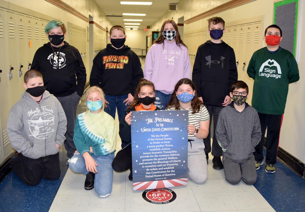 Students memorize Constitution’s Preamble
