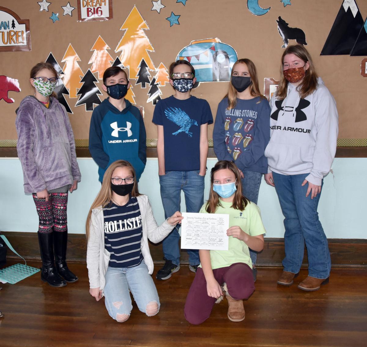 Students perform random acts of kindness