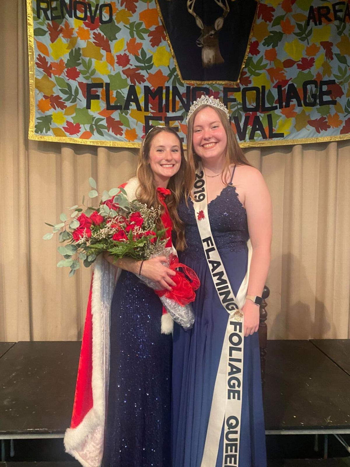 2019 and 2021 Flaming Foliage queens