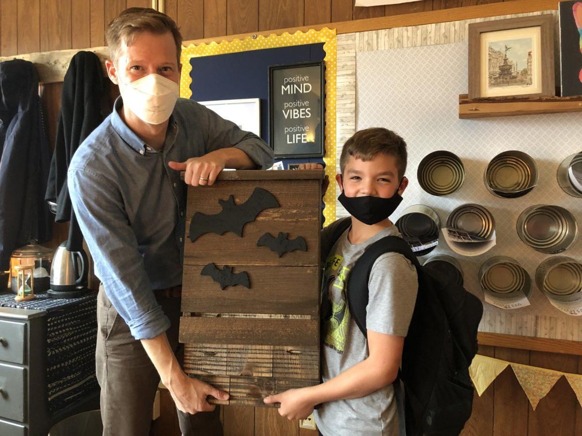 Student creates bat box