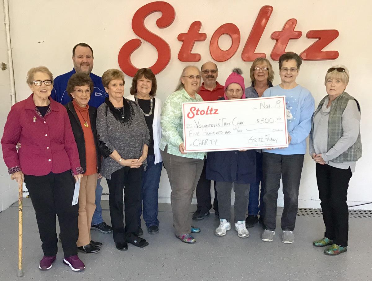 Stoltz donates to Volunteers That Care