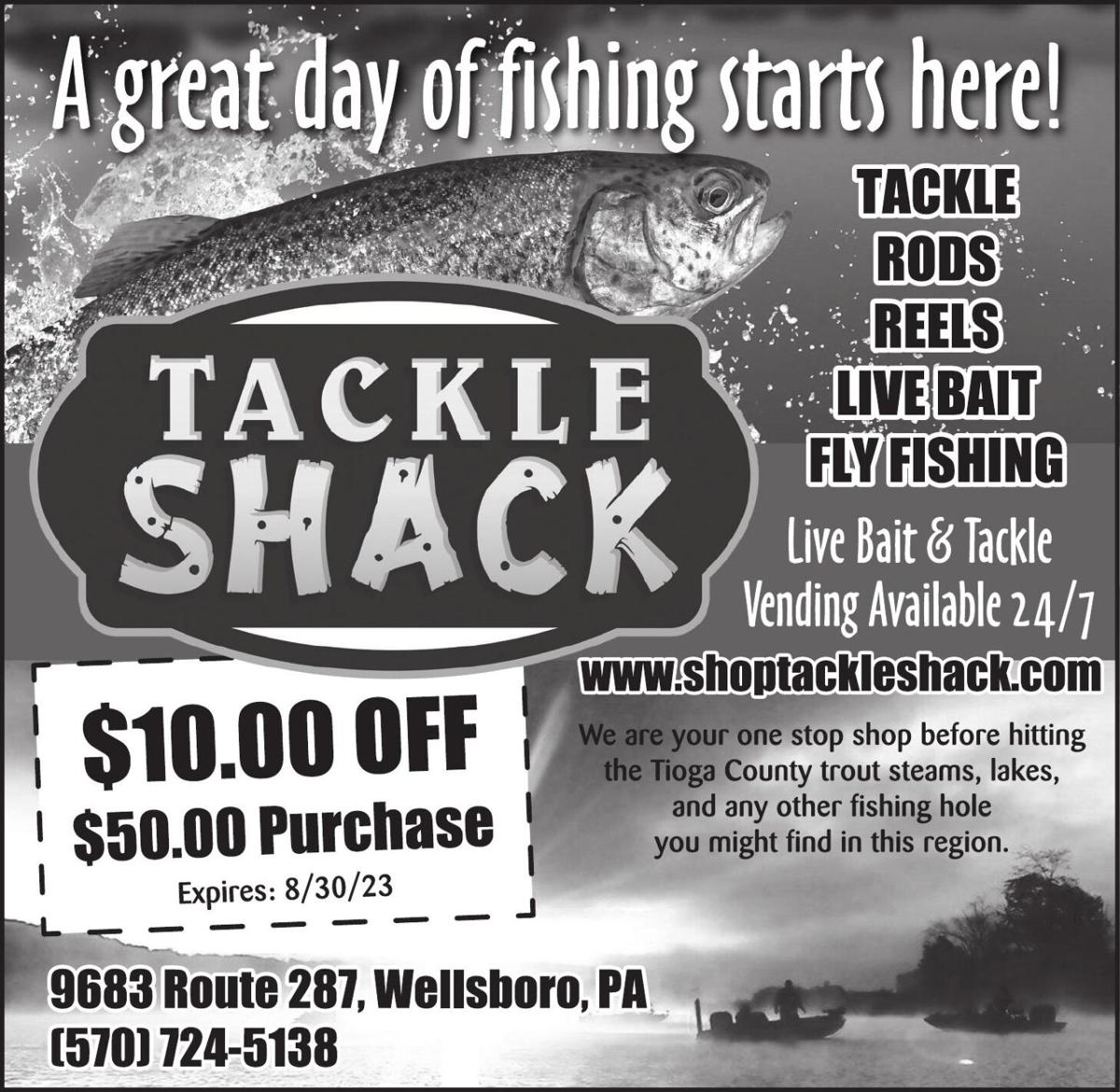 Wellsboro Tackle Shack- A Great Day of Fishing Starts Here